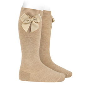 Cóndor Kniekous Strik 2482/2 Nougat/Beige Melange (316)