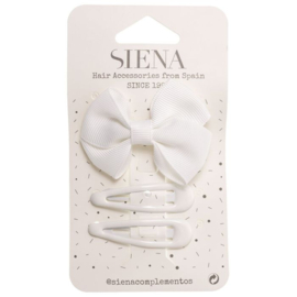 Siena Haarclip set Ribbon 7432 Wit (200)
