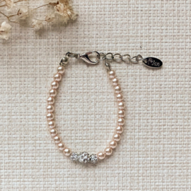Rian Glasparel Sieraden Strass AK229 Old Rose (544)