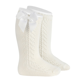 Cóndor Kniekous Side Openwork 2599/2 Nata/Off White (202)