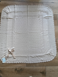 Mac Iusion Gebreide Baby Deken | Wiegdeken | 7681 | Bliss Angro / Zandkleur | 100 x 100 cm