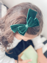 Haarclip XL Velvet Bottle Green (780)