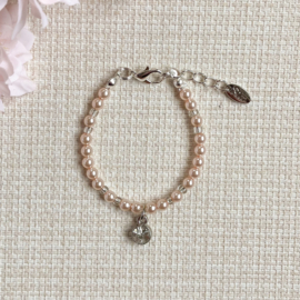 Rian Glasparel Sieraden Old Rose Strass Bedel AK224 (544)