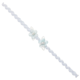 Siena Baby Haarband Wave Bloem 7366 Lichtblauw