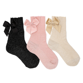 Cóndor Socks Lurex Strik 3931/4 Zwart (900)