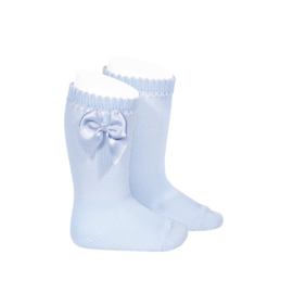 Cóndor Kniekous Cotton Strik 2551/2 Baby Blauw (410)