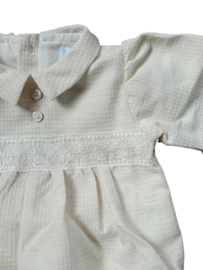 Mac Ilusion Babypakje | longsleeve romper | 0337 | natural | wafel katoen