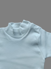 1177 Babidu witte romper met colletje en lange mouw
