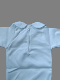 Babidu romper 1188 wit met blauw