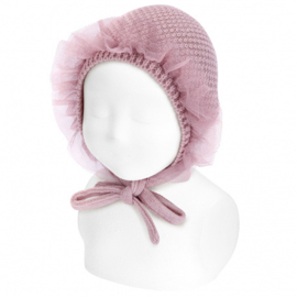 Cóndor Baby Bonnet Muts 50.509.011 Pale Pink (526)