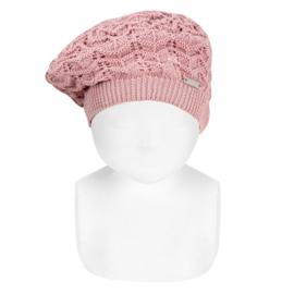 Cóndor Baby/Kinder Baret Opengewerkt 50.101.469 Oud Roze/Pale Pink (526) XXS-S