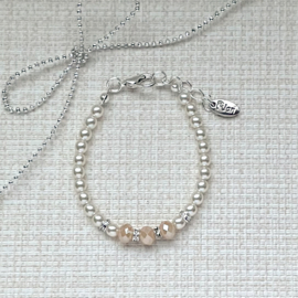 Rian Jewels Parelsieraden met Facet Off White (202)