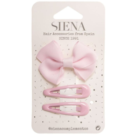 Siena Haarclip set Ribbon 7432 Roze (500)