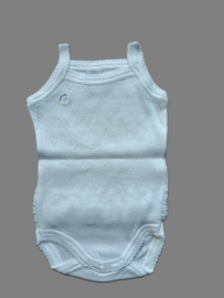 1133 Romper babidu ajour met spaghetti bandjes en ruches
