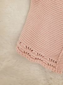 Mac Ilusion Gebreid Vestje Met Kraag 9272 Oud Roze