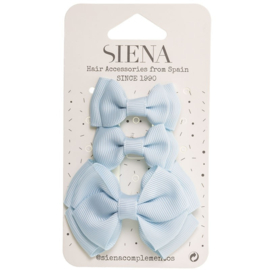 Siena Haarclip set Ribbon 7435 Lichtblauw (410)