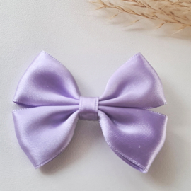 Haarclip Regular Satijn Strik Dubbel 8cm 10.001.000 Lilac (124)