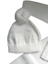 Mac Ilusion Gebreid Baby Pakje 3-dlg |0203 | Blanco / wit