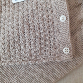Mac Ilusion 9417  Driedelig gebreid pakje,zandkleur