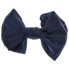 Siena Haarclip 12cm Satijn 0576 Navy (480)