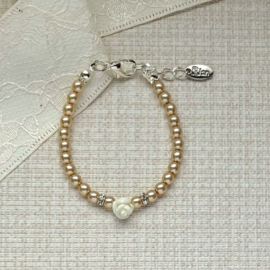 Rian Glasparel Sieraden Roosje AK236 Beige/Linen (304)