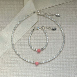 Rian Glasparel Sieraden Roosje AK236 Roze (500)
