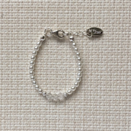 Rian Glasparel Baby Armband Facet Off White A240 (202)