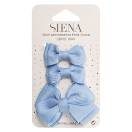 Siena Haarclip set Ribbon 7435 Blauw