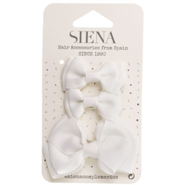 Siena Haarclip set Ribbon 7435 Wit (200)