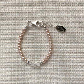 Rian Glasparel Baby Armband Facet Old Rose A240 (544)