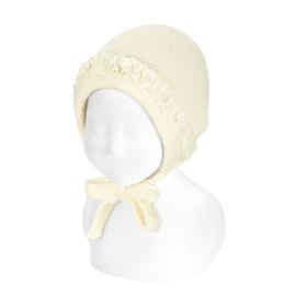 Cóndor Baby Bonnet Muts Velvet 50.517.011 Cava/Créme (303)