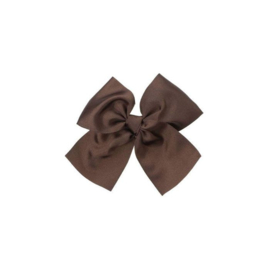 Siena XL Haarclip 14cm Grosgrain 6810 Donkerbruin
