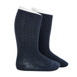 Cóndor Kniekous Kabel 2311/2 Navy/Donkerblauw