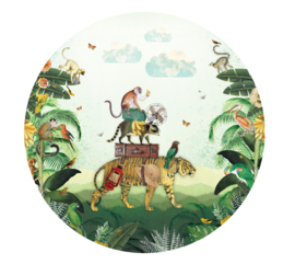 Tiger in the Jungle - Wall Sticker