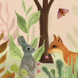 Woodland Lullaby Wandsticker