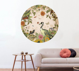 Botanical Planet Pink - Wall Sticker