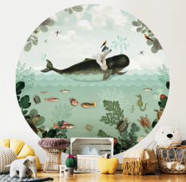 Whale & Polar Bear - Wallpaper Circle