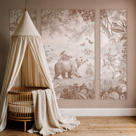 Drieluik - Bosdieren | keuze uit 8 kleuren