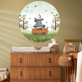 Autoturm Wandsticker