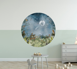 Forest at night - Wall Sticker