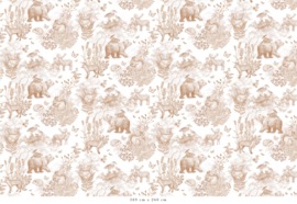 Pattern Waldtiere Terrakotta