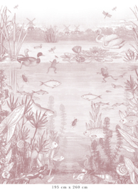 On the Waterfront Wallpaper | Antique Pink