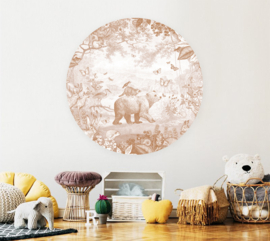 Forest Animals - Wall Sticker - selection of 8 colours