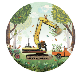 Digger - Wall Sticker