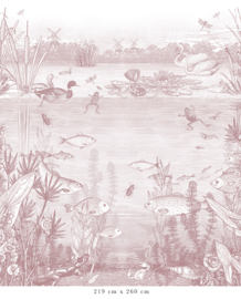 On the Waterfront Wallpaper | Antique Pink