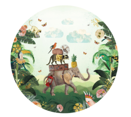 Elephant in the Jungle - Wallpaper Circle