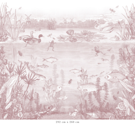 On the Waterfront Wallpaper | Antique Pink