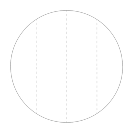 Tweedekansje | Zwanenmeertje behangcirkel - 190 cm doorsnede