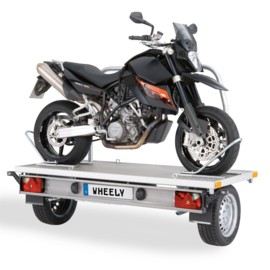 Wheely trailer Sawiko geremde uitvoering