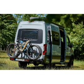 Van-Star E-Cross, wegdraaibare fietsendrager voor buscampers